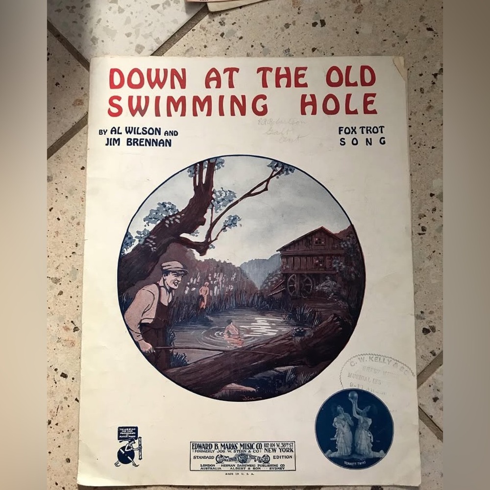 1921 sheet music